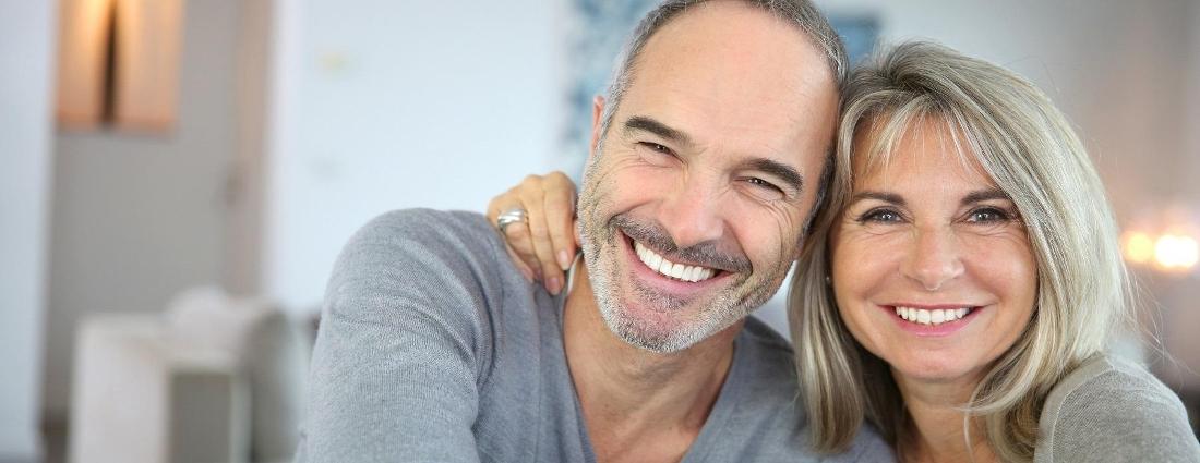 Older couple smiling | Dentist in Gretna LA
