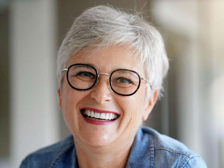 denture repair Gretna | woman smiling