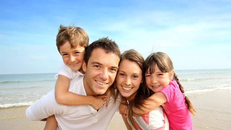 happy family in Gretna, LA